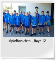 Spielberichte - Boys 12